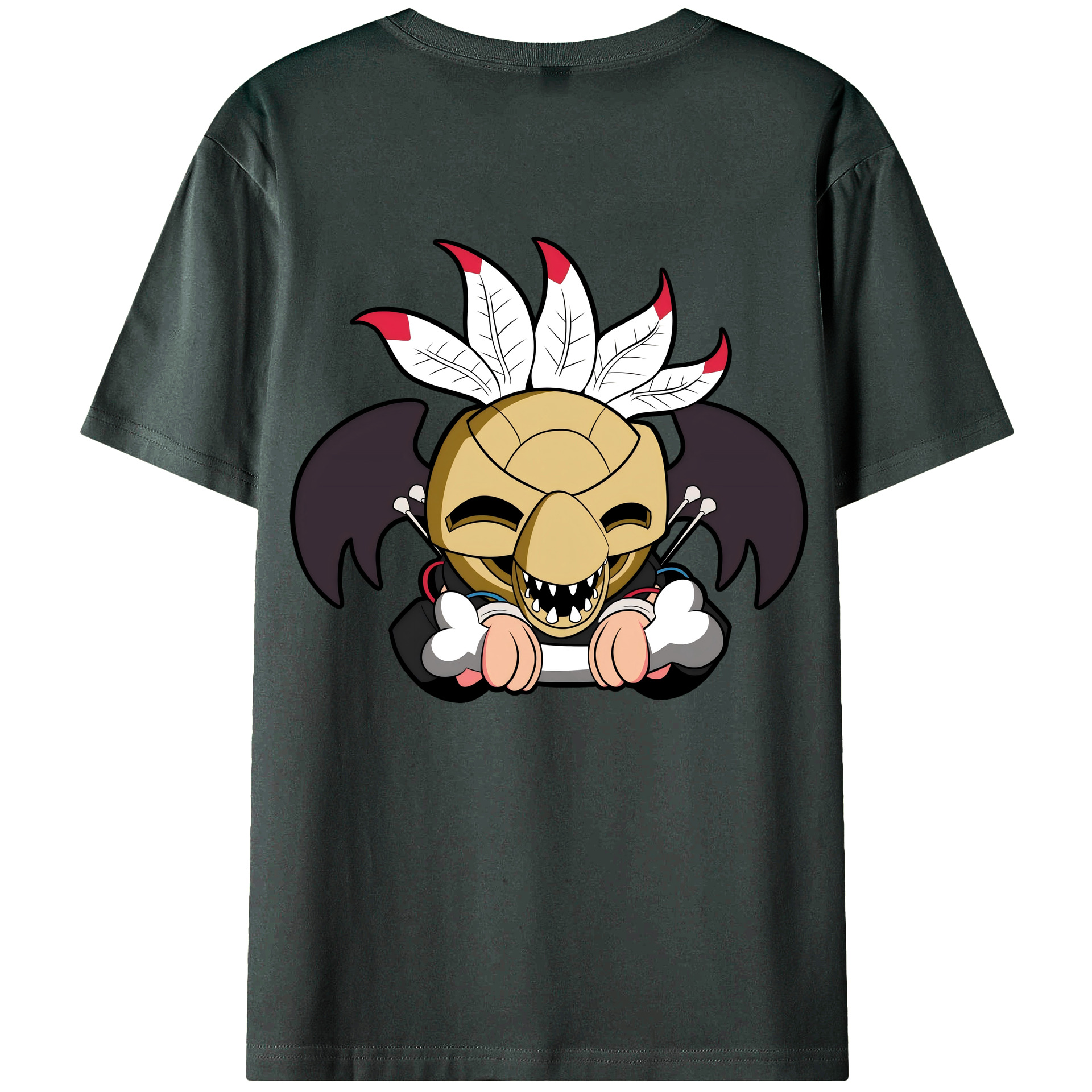 （画像用） ジョジョの奇妙な冒険 JoJo's Bizarre Adventure 綿100％ メンズ半袖Tシャツ（バックプリント） 通気性